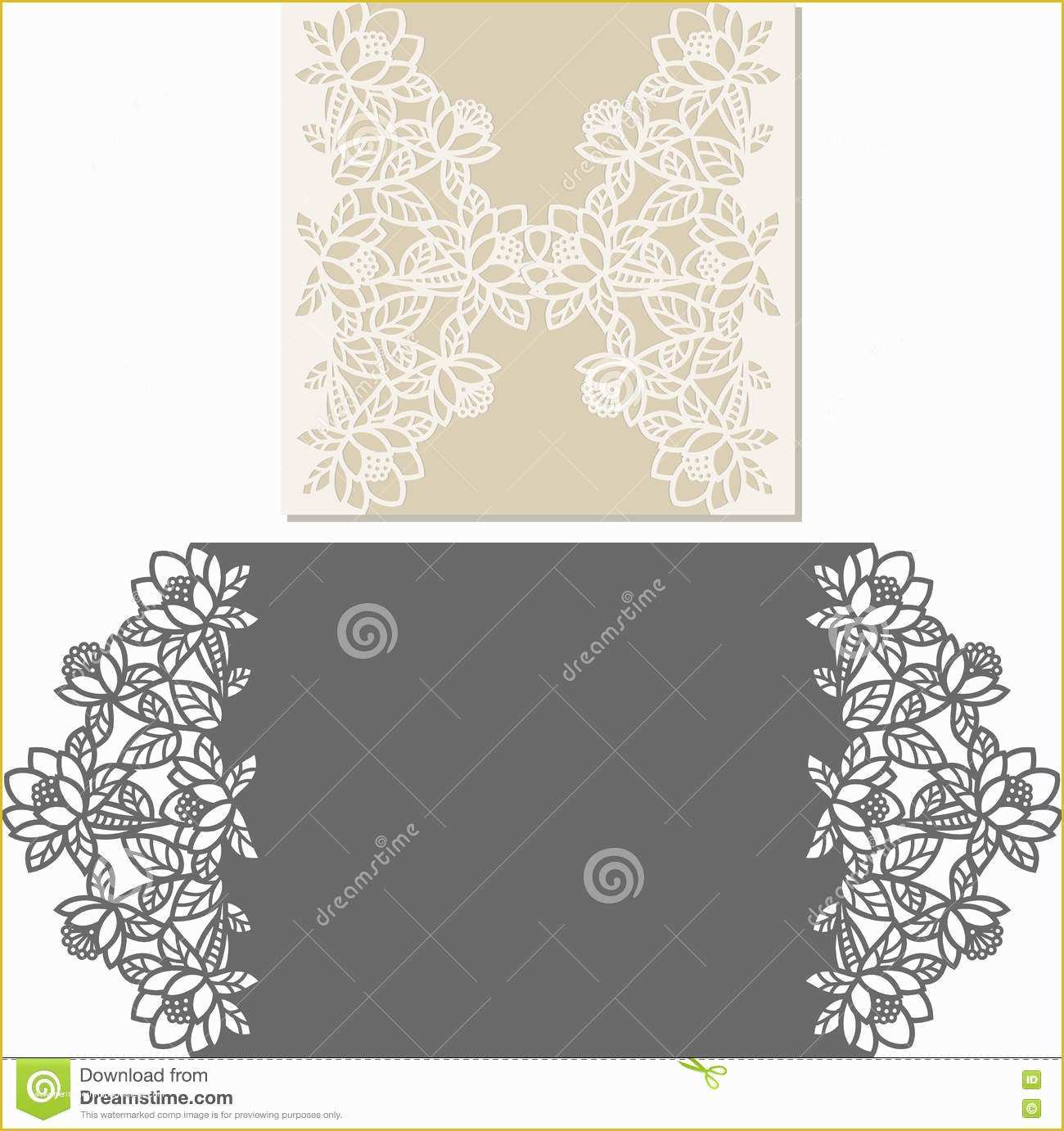 Laser Cut Wedding Invitation Templates Free Of Laser Cut Envelope Template for Invitation Wedding Card