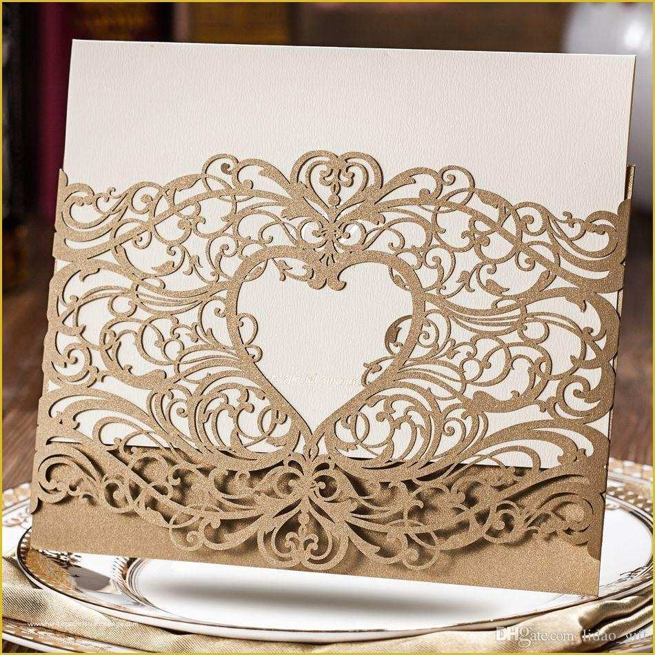 Laser Cut Wedding Invitation Templates Free Of Wedding Invitations Laser Cut Heart Shape Free Customized
