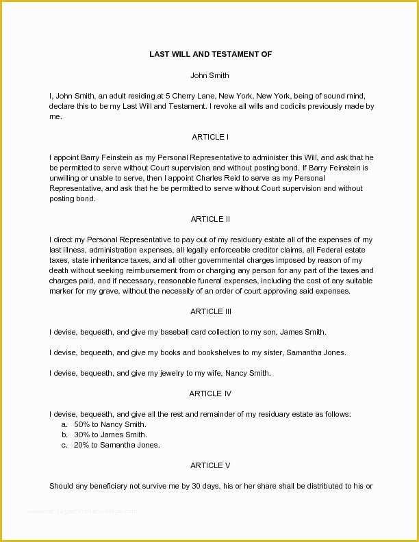 Last Will and Testament Free Template Single No Children Of 25 Best Ideas About Will and Testament On Pinterest