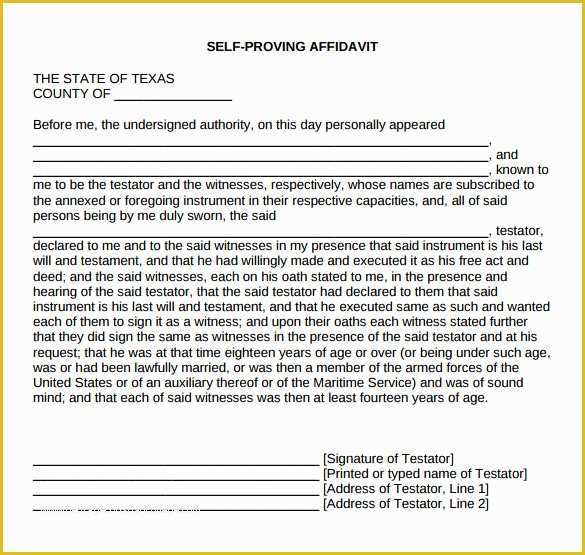 Last Will and Testament Free Template Single No Children Of 7 Sample Last Will and Testament forms to Download