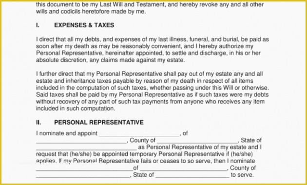 Last Will and Testament Free Template Tennessee Of form Templates Last Will and Testament Alabama Template