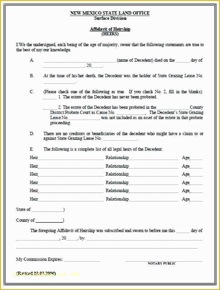 Last Will and Testament Free Template Washington State Of Last Will and