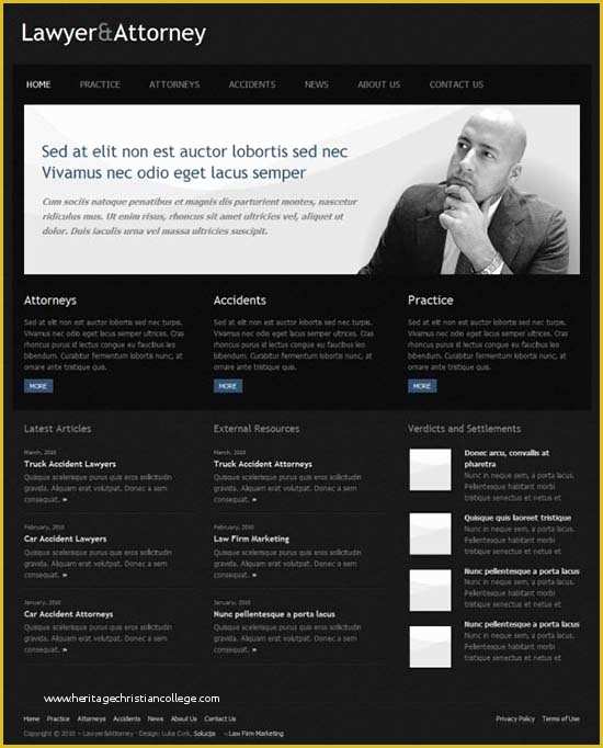 Law Firm Website Design Templates Free Download Of 15 Free Business Css Templates 2013