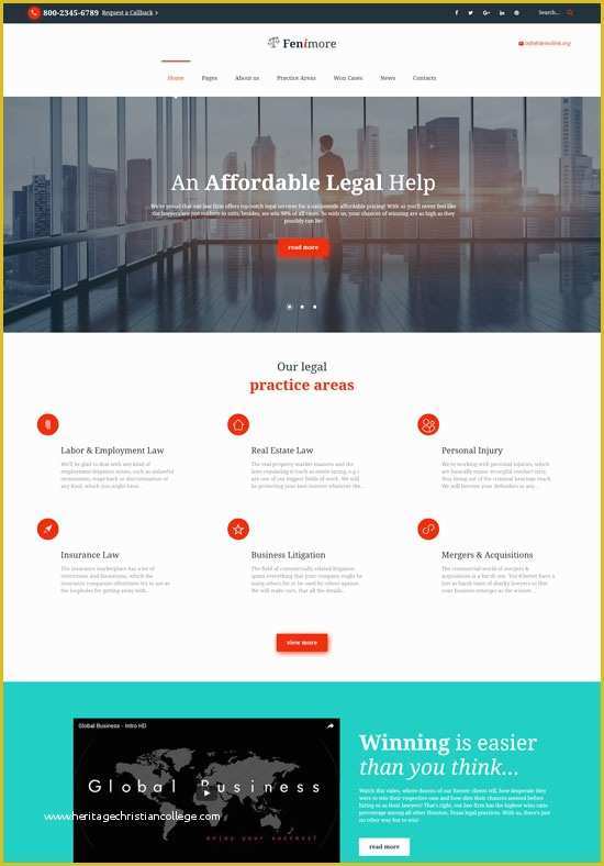 Law Firm Website Design Templates Free Download Of 50 Best Lawyer Website Templates Free & Premium