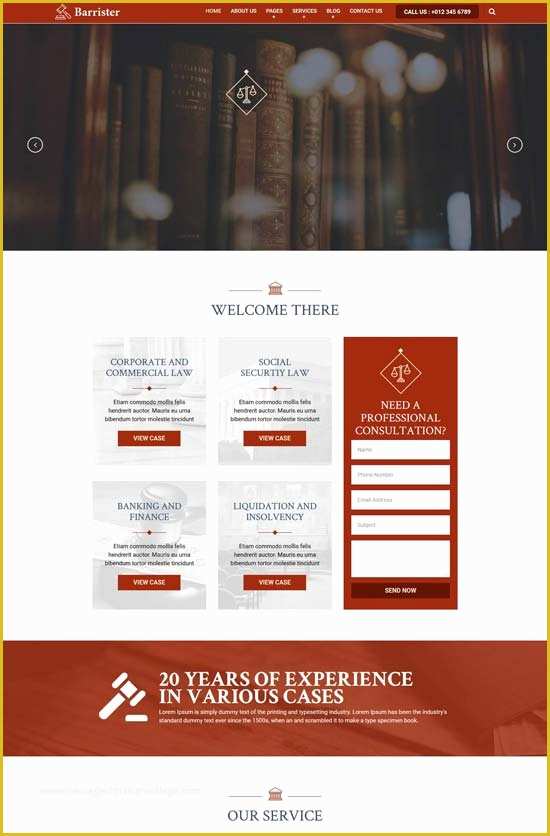 Law Firm Website Design Templates Free Download Of 50 Best Lawyer Website Templates Free &amp; Premium