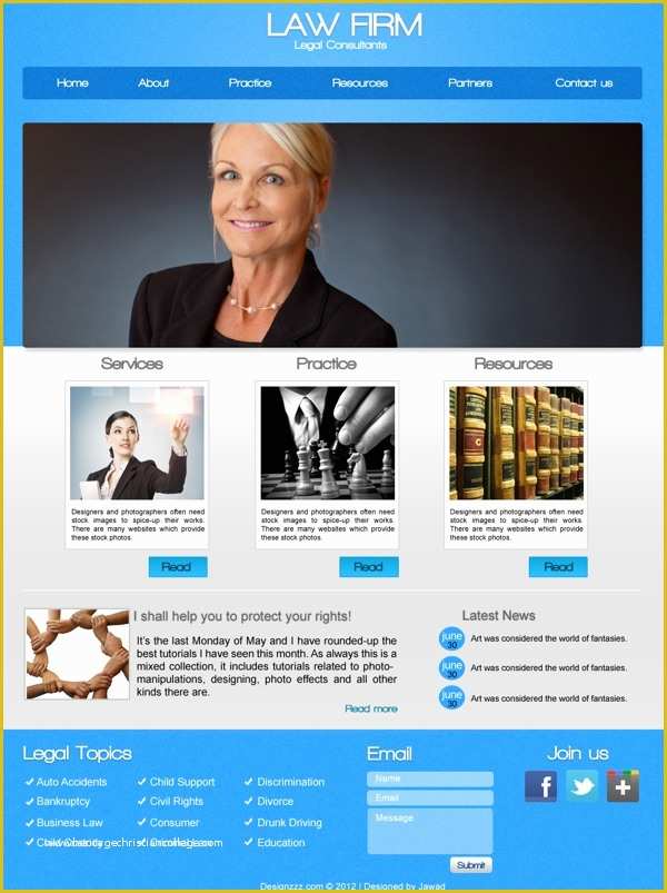 Law Firm Website Design Templates Free Download Of Psd Download Of Law Firm Web Template