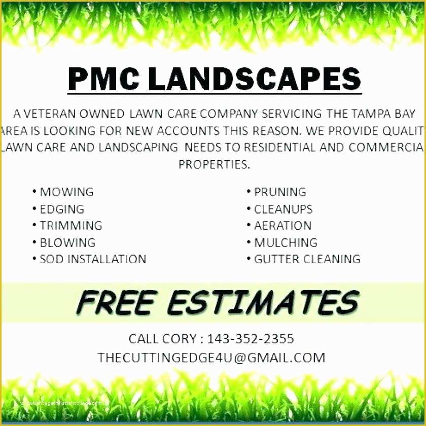 Lawn Care Business Plan Template Free Of Landscape Design Studio Business Card for Landscaping