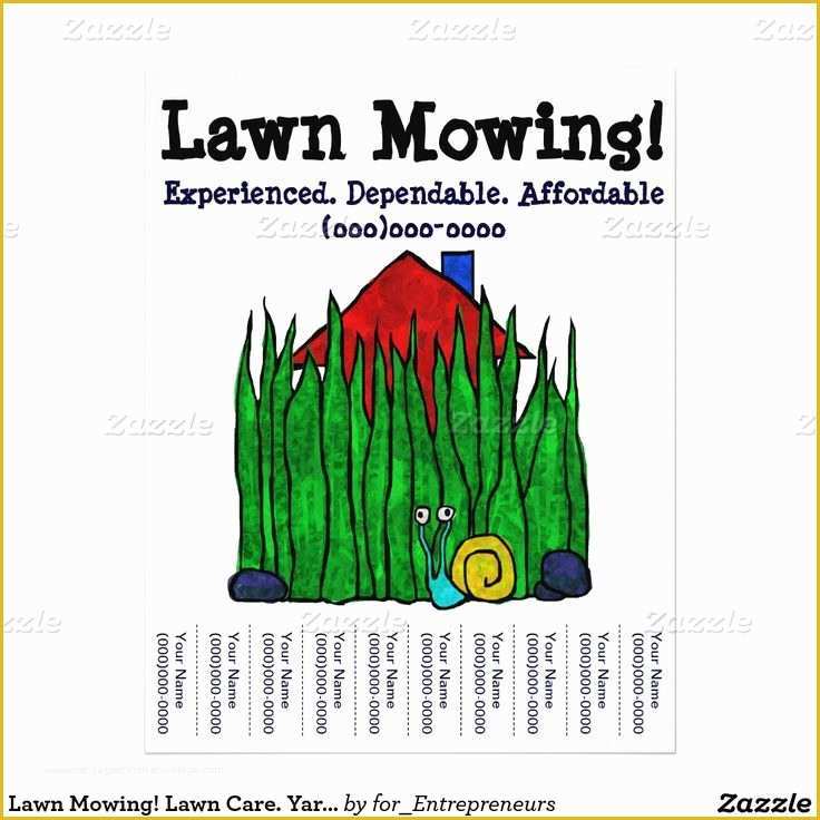 Lawn Mowing Flyer Template Free Of 1000 Images About Lawn Care Flyers On Pinterest
