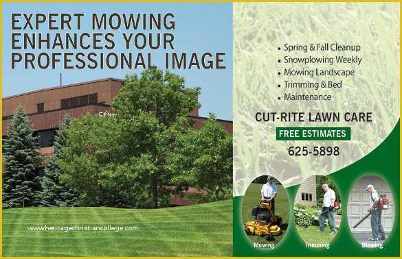 Lawn Mowing Flyer Template Free Of 29 Lawn Care Flyers Psd Ai Vector Eps