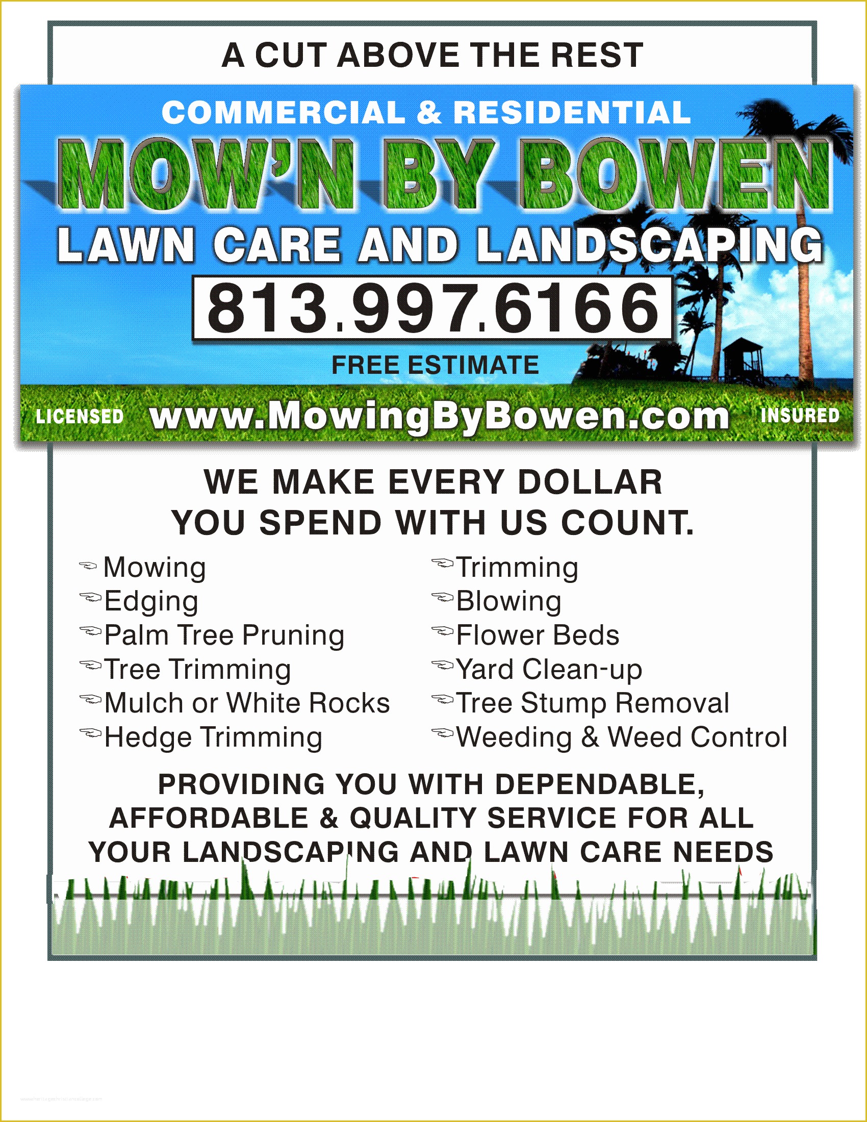 Lawn Mowing Flyer Template Free Of Examples Lawn Mowing Flyers