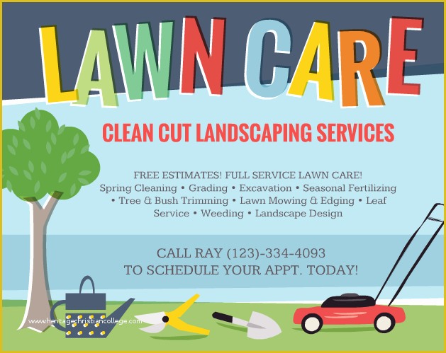 Lawn Mowing Flyer Template Free Of Lawn Care Flyers – Should You Use them the Lawn solutions