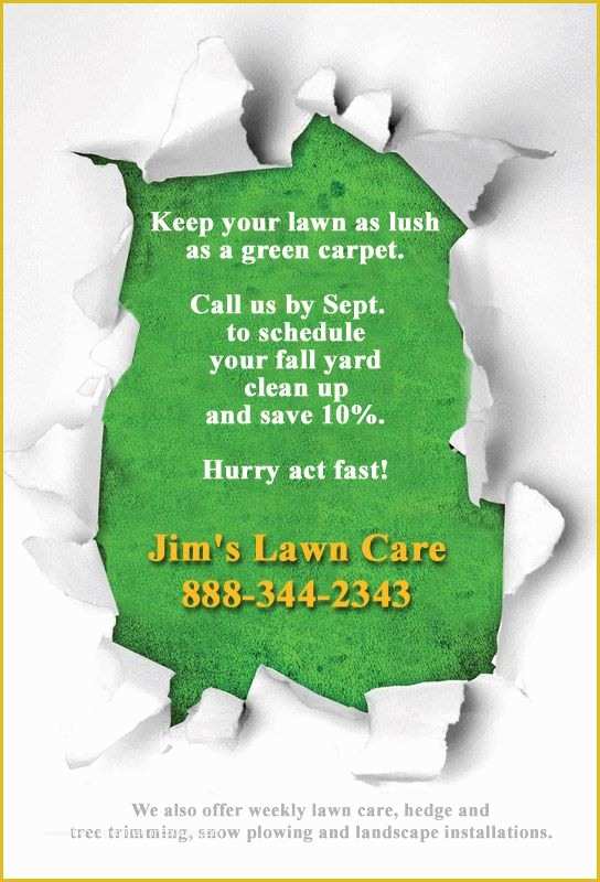 Lawn Service Template Free Of 16 Best Lawn Care Flyers Images On Pinterest