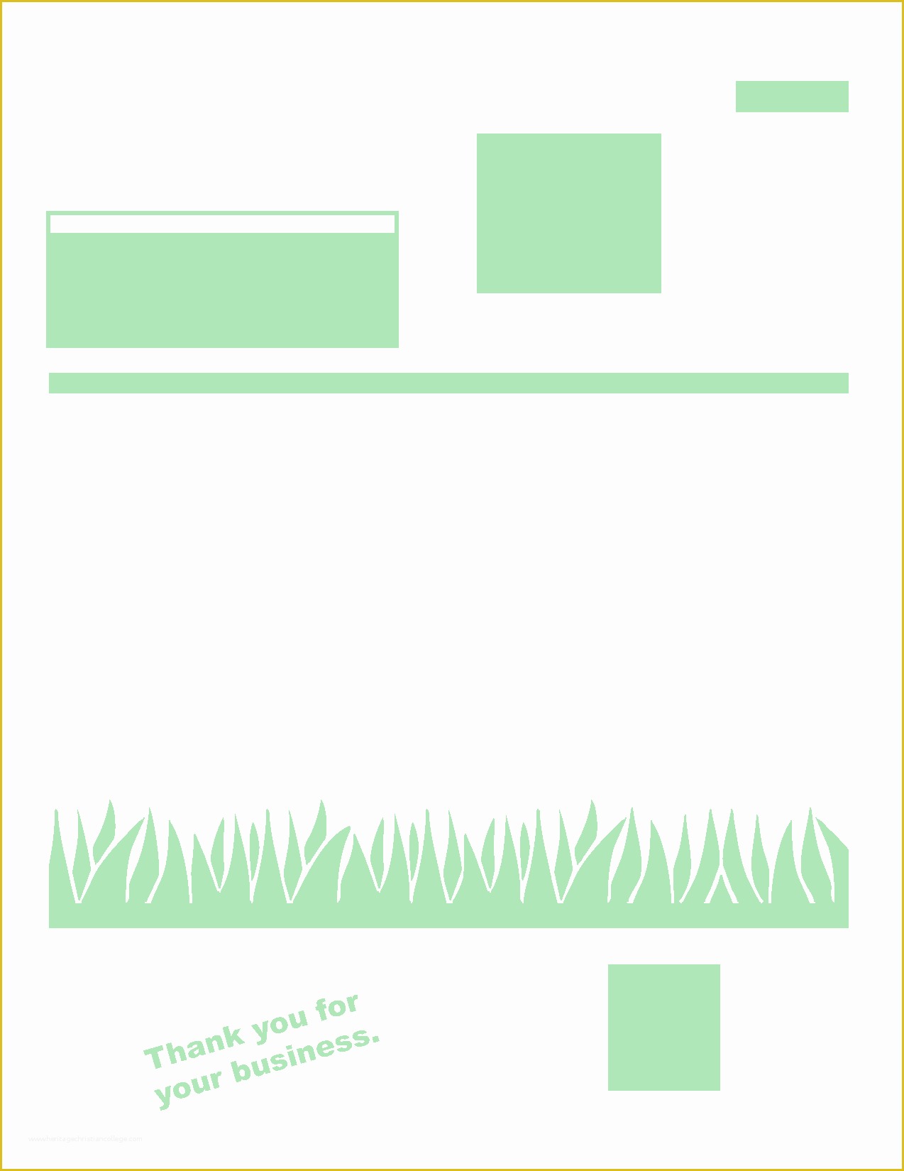 Lawn Service Template Free Of Lawn Care Invoice Template