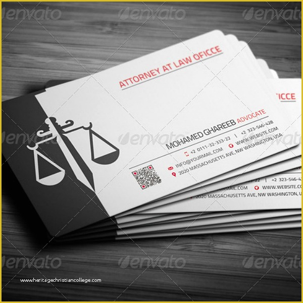 Lawyer Business Card Templates Free Of 11 Lawyer Business Card Designs & Templates Psd Ai