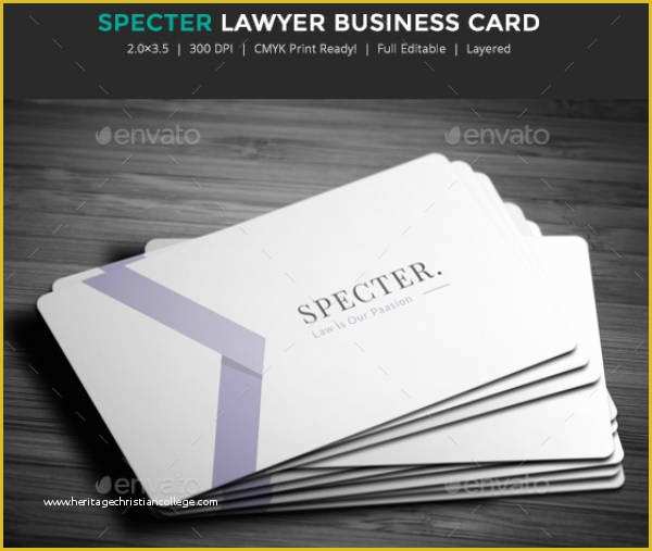 Lawyer Business Card Templates Free Of 12 Lawyer Business Card Designs & Templates Psd Ai