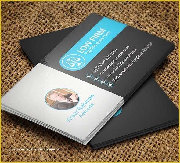 Lawyer Business Card Templates Free Of 25 Creative Lawyer Business Card Templates Smashfreakz