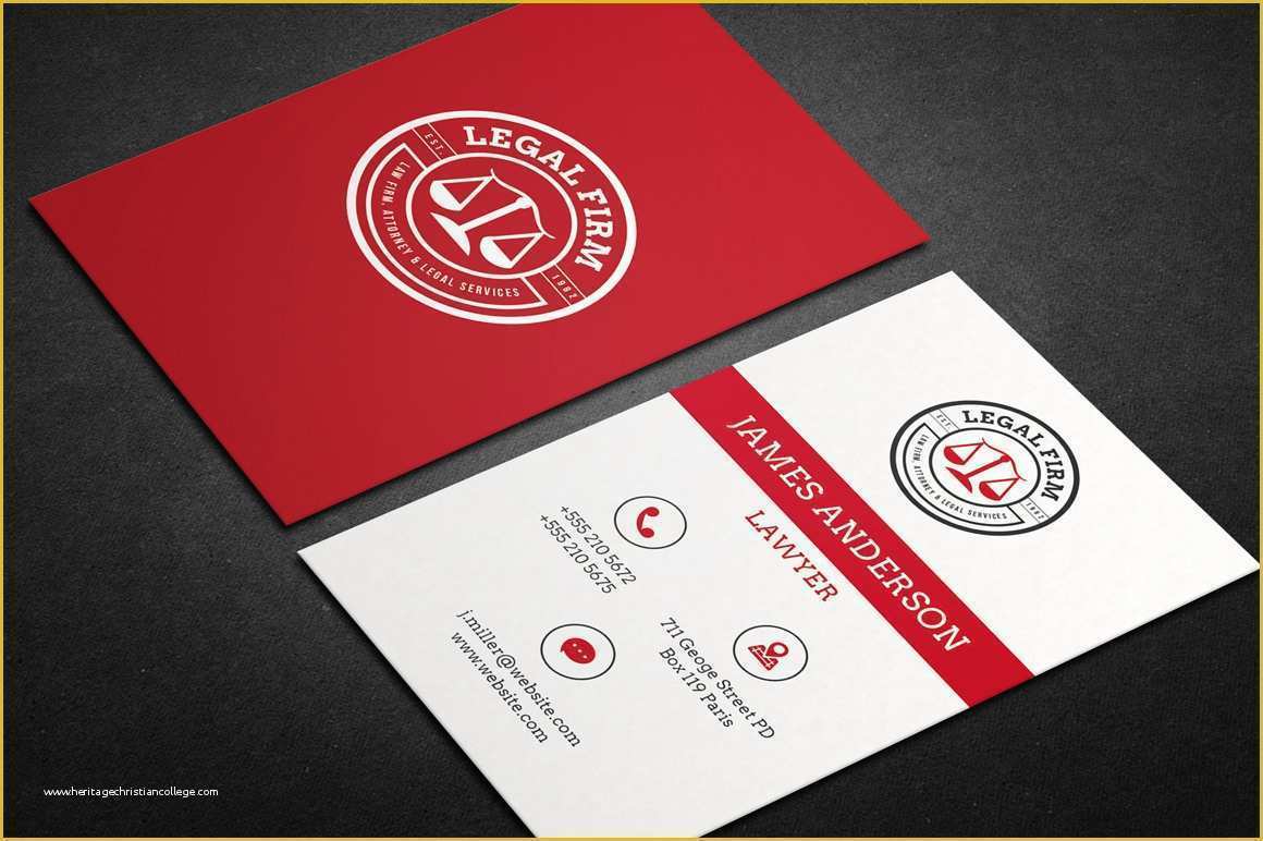 Lawyer Business Card Templates Free Of attorney Business Cards Business Card Tips