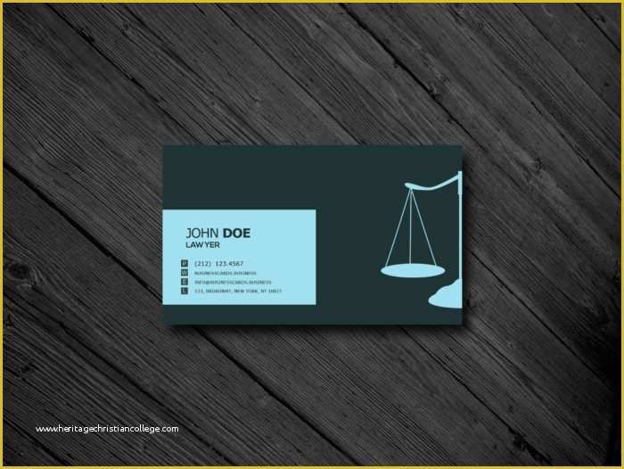 Lawyer Business Card Templates Free Of Free Lawyer Business Card Psd Template Business Cards