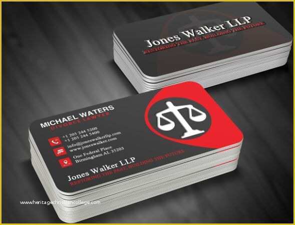Lawyer Business Card Templates Free Of Free Lawyer Business Card Template Psd Titanui