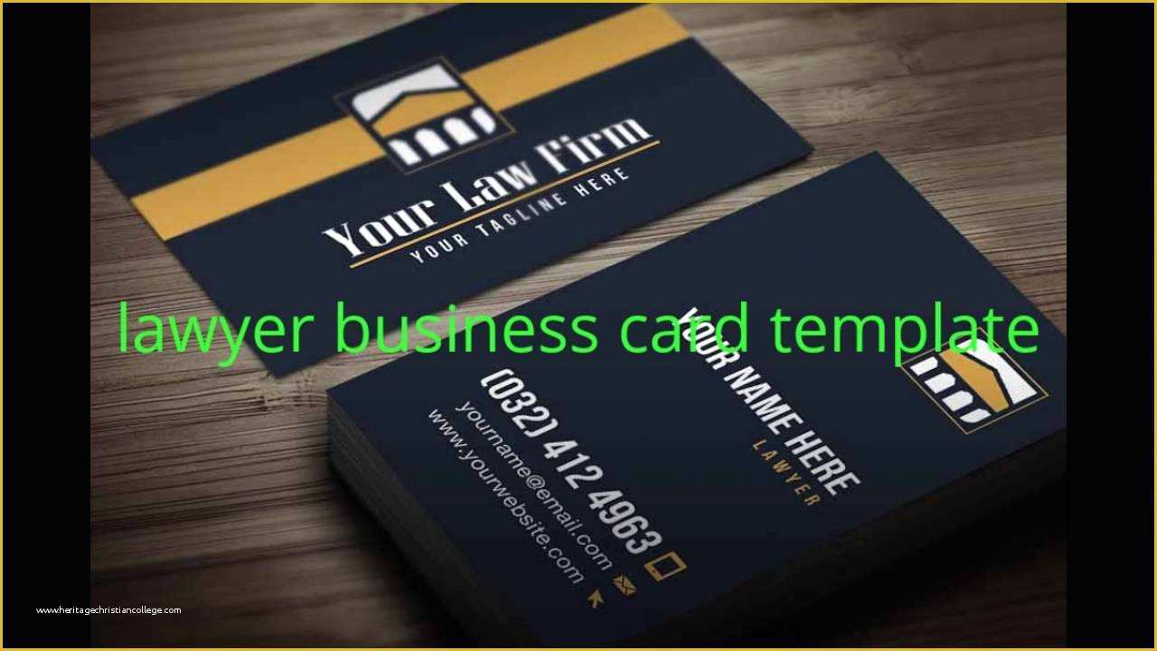 Lawyer Business Card Templates Free Of Lawyer Business Card Template