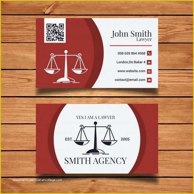 Lawyer Business Card Templates Free Of Lawyer Business Card Template Vector