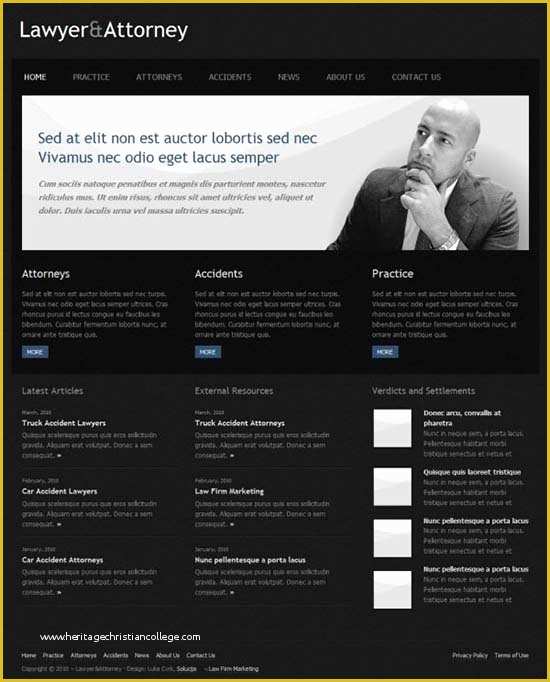 Lawyer Website Templates Free Download Of 15 Free Business Css Templates 2013