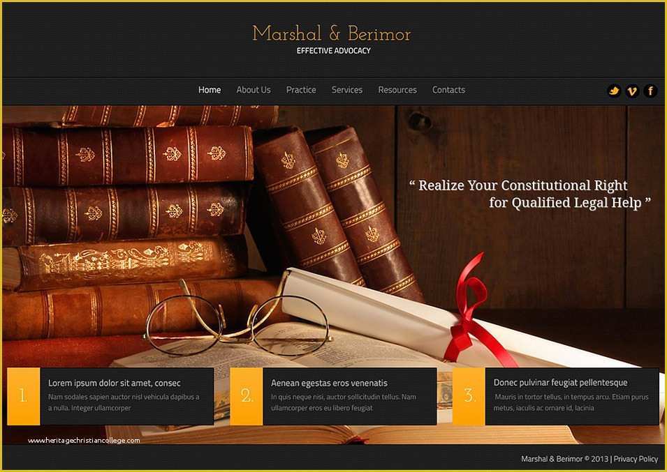 Lawyer Website Templates Free Download Of 24 Law Firms Website themes & Template