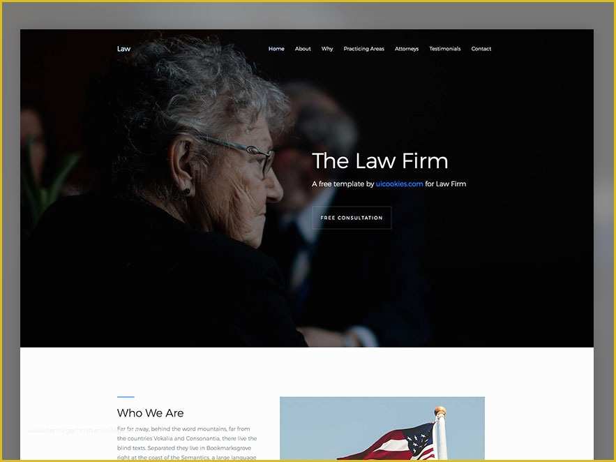 Lawyer Website Templates Free Download Of Law – Free Template Using Bootstrap 4 Framework Uicookies