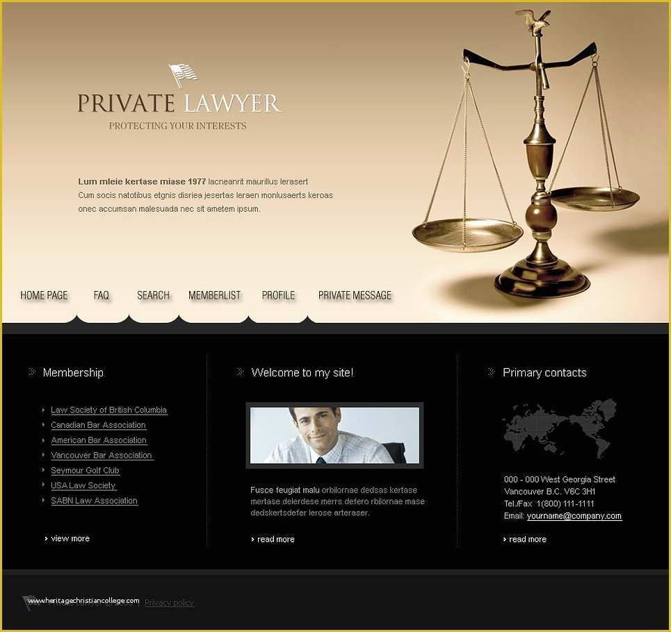 Lawyer Website Templates Free Download Of Lawyer PHPbb Template