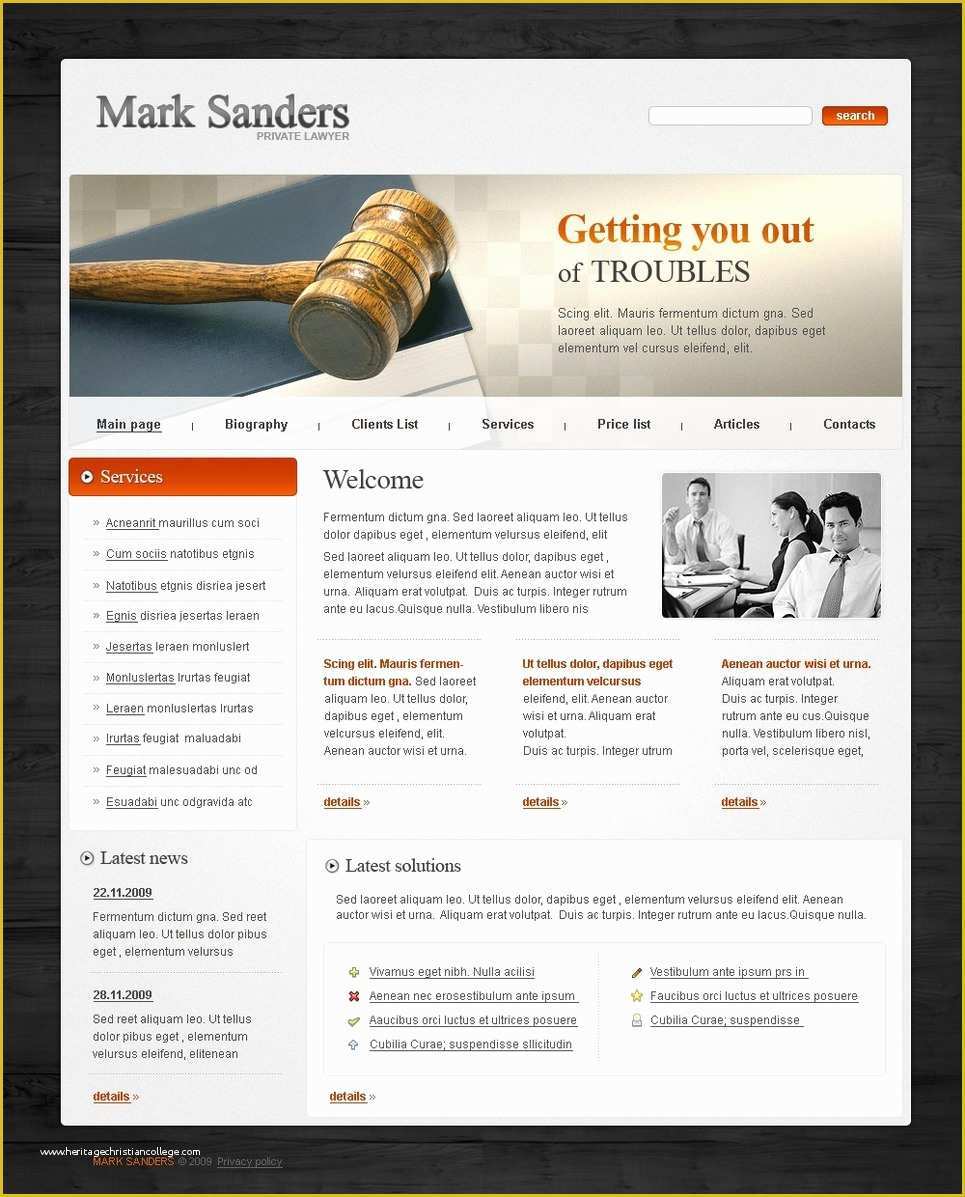 Lawyer Website Templates Free Download Of Lawyer Website Template Web Design Templates Website