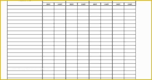 Lead Page Template Free Of Accounting 8 Column Worksheet Template Lead Sheet Example