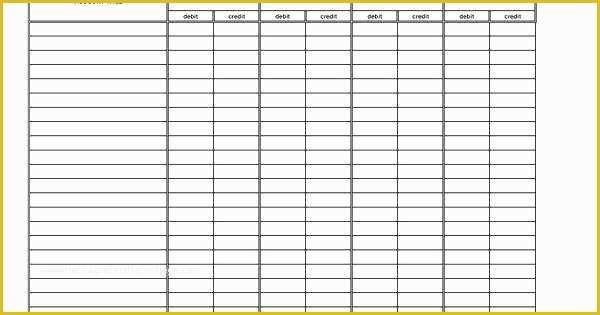 Lead Page Template Free Of Accounting 8 Column Worksheet Template Lead Sheet Example