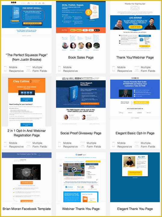 Lead Page Template Free Of Dominate Web Media Lead Pages Landing Page Template Design