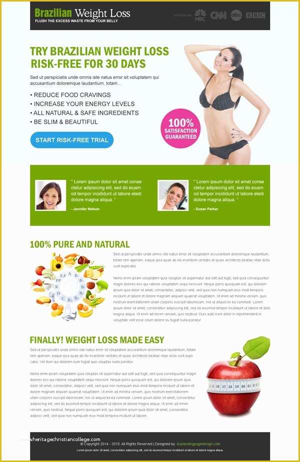 Lead Page Template Free Of Lead Capture Page Templates Free Free Best Weight Loss