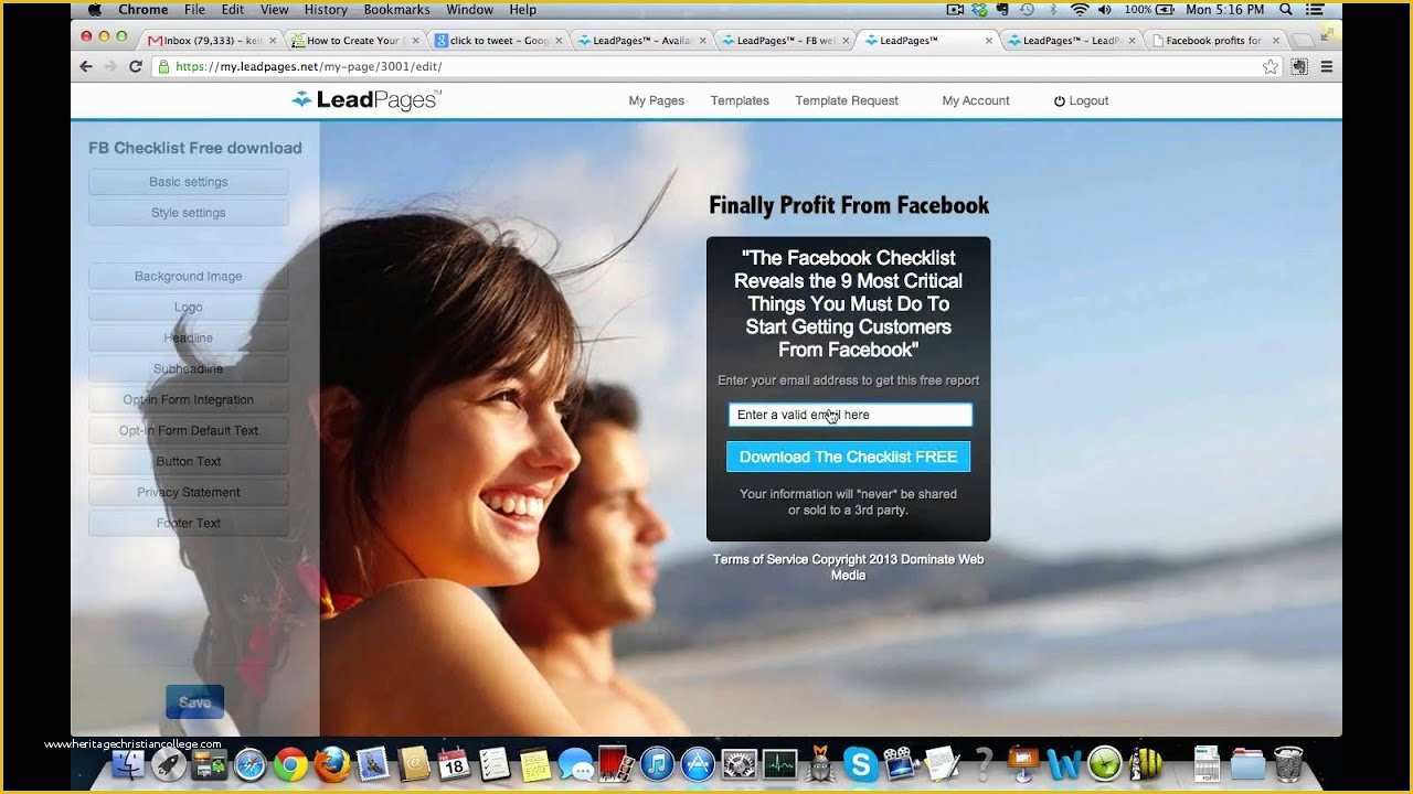Lead Page Template Free Of Lead Pages Landing Page Template Design software
