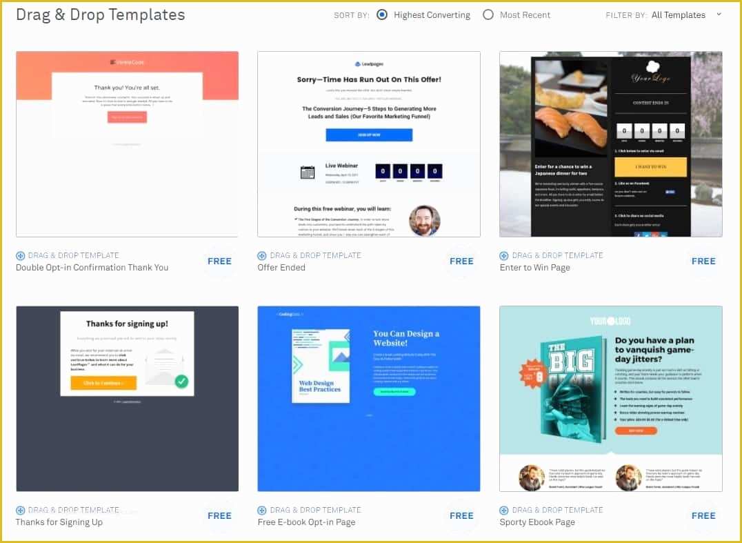 Lead Page Template Free Of What is Lead Pages Find Out In This Lead Pages Review