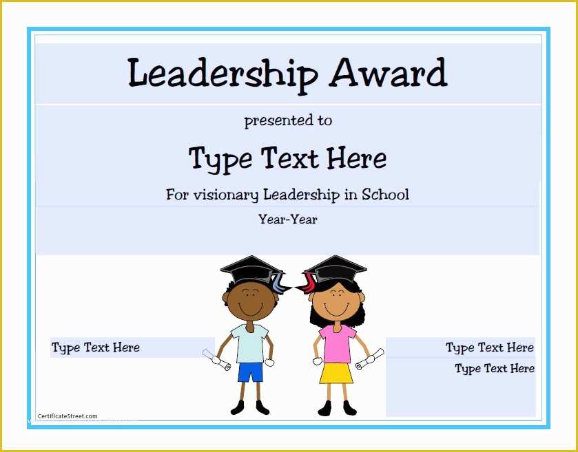 Leadership Award Certificate Template Free Of 50 Free Amazing Award Certificate Templates Free