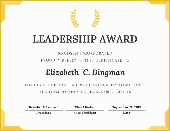 Leadership Award Certificate Template Free Of Amazing Girlfriend Certificate Template Best Friend