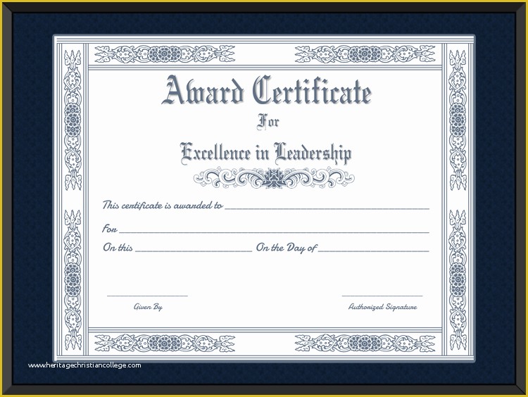 Leadership Award Certificate Template Free Of Free Printable Best Leader Award Certificate Template