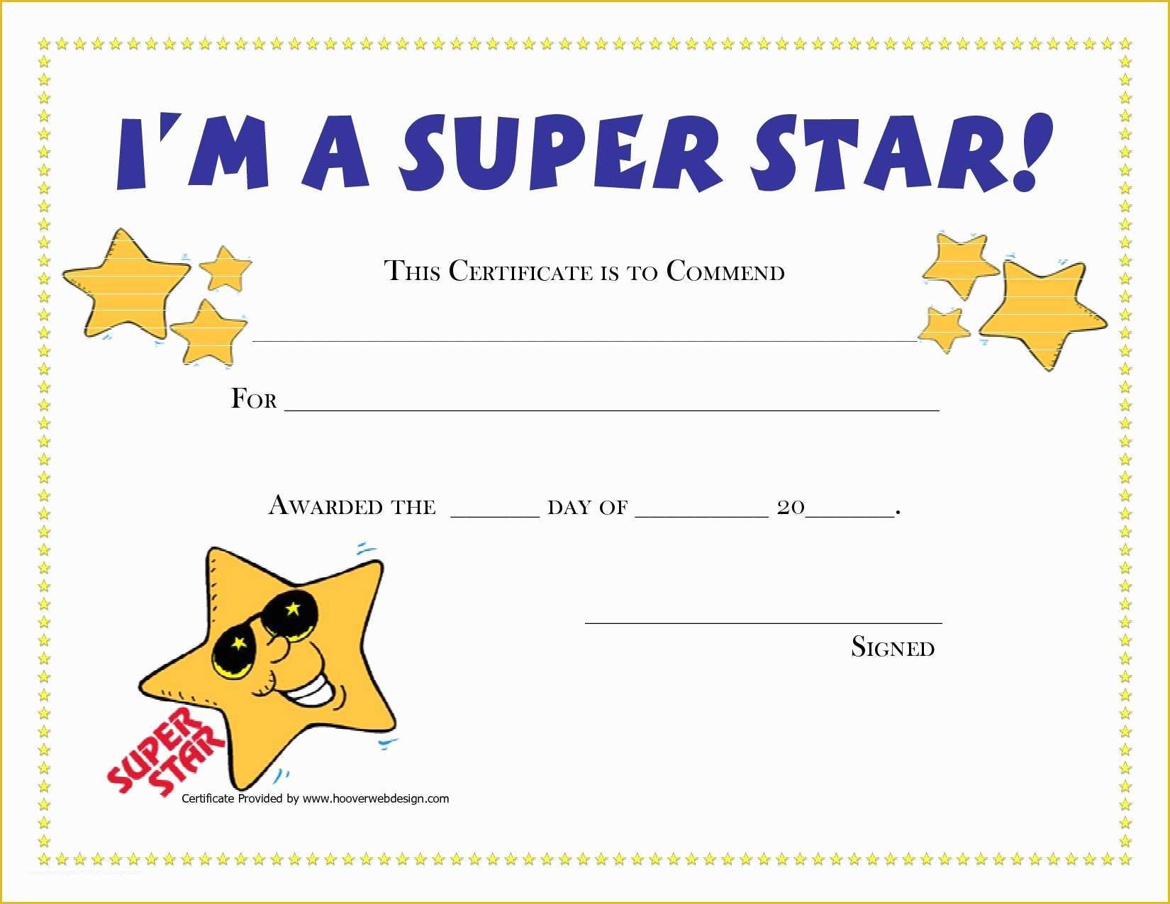 Leadership Award Certificate Template Free Of Printable Award Certificates for Students