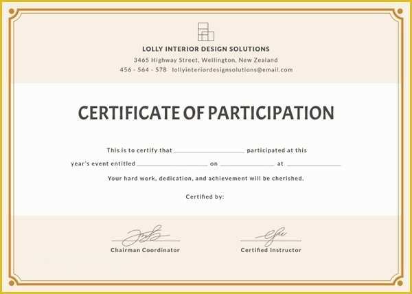 Leadership Certificate Template Free Of Certificate Template Free Word