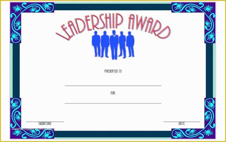 Leadership Certificate Template Free Of Leadership Award Template – Kennyyoung