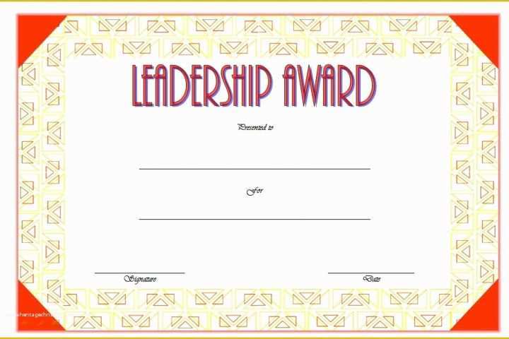 Leadership Certificate Template Free Of Leadership Certificate Templates Word