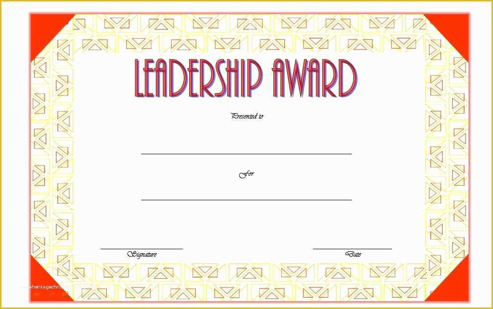 41 Leadership Certificate Template Free