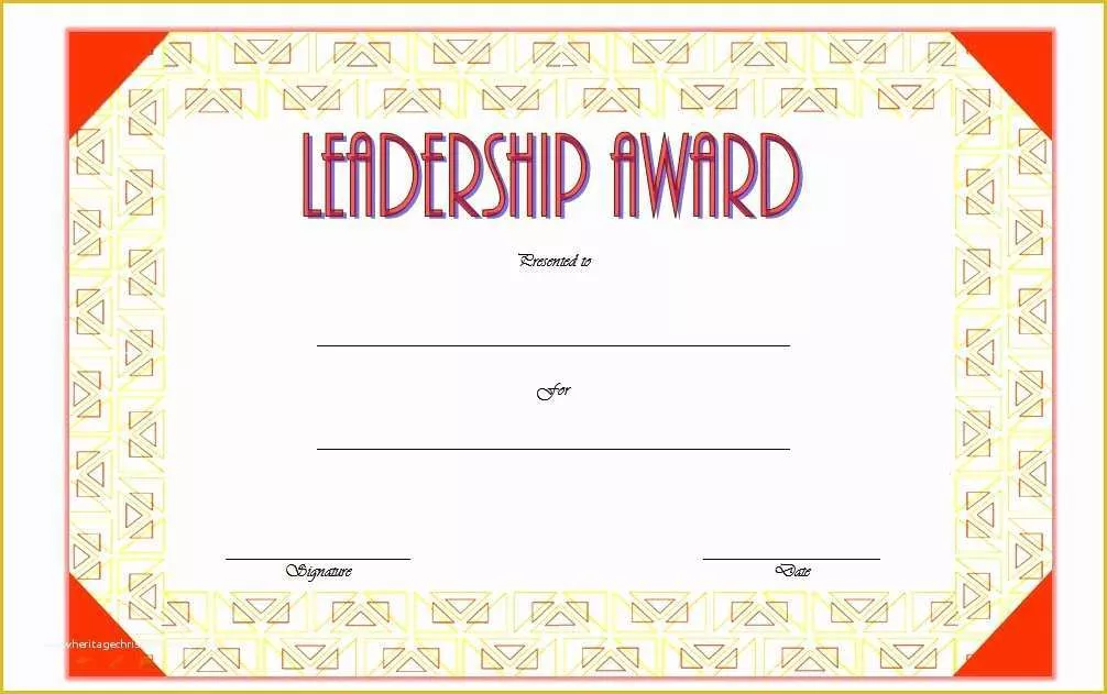 Leadership Certificate Template Free Of Leadership Certificate Templates Word