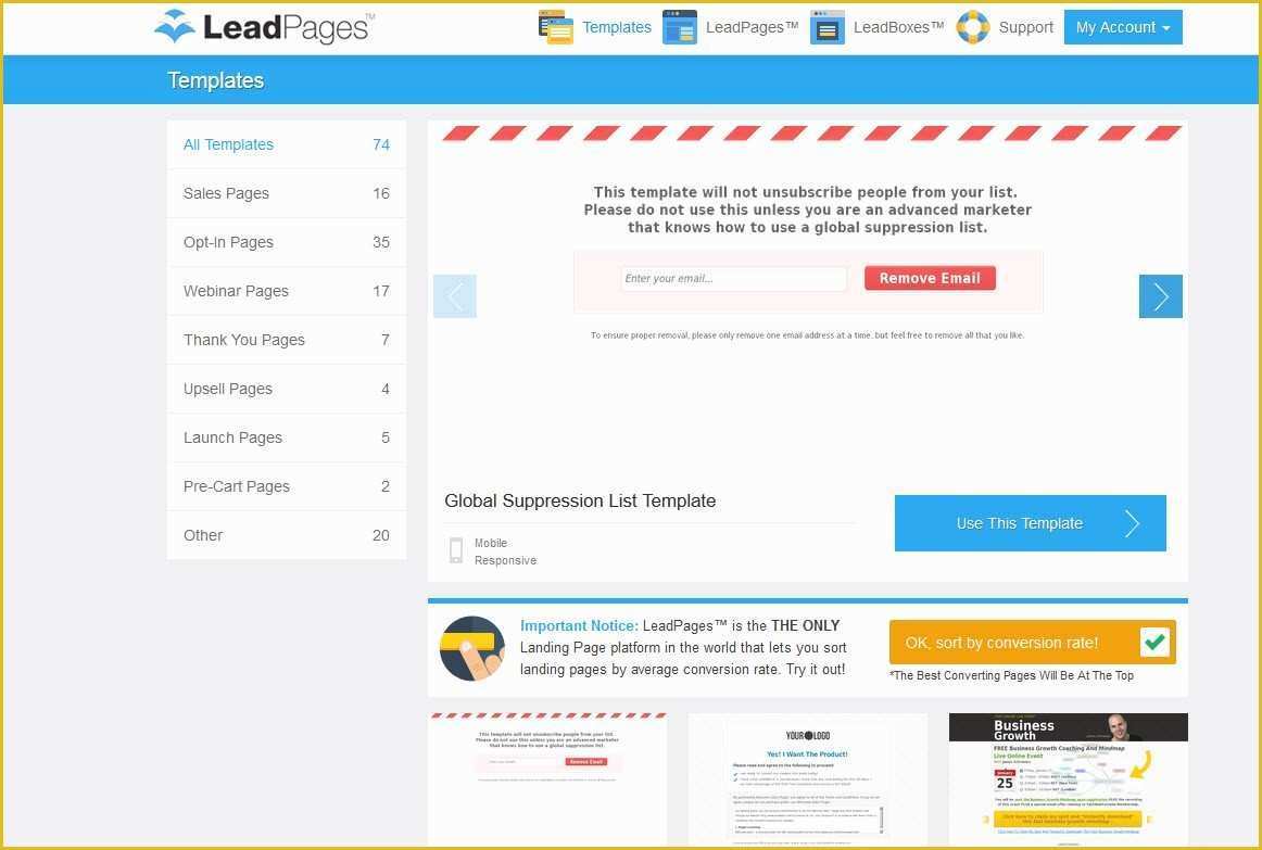 Leadpages Free Templates Of Best Leadpages Templates