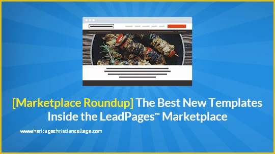 Leadpages Free Templates Of the Past Month S Best New Leadpages™ Marketplace Landing