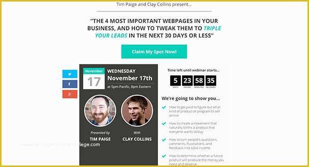 Leadpages Free Templates Of the Ultimate List Of Free Landing Page Templates From