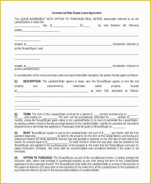Lease Abstract Template Word Free Of Term Sheet Template Real Estate – Kelsie