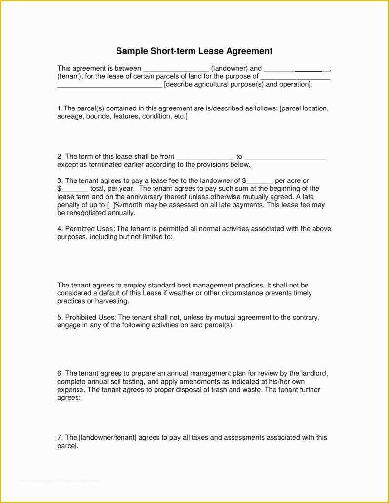 Lease Template for Free Of 6 Ways A Lease Agreement Can Protect the Landlord